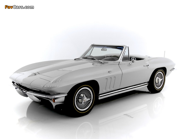 Images of Corvette Sting Ray 327 Convertible (C2) 1965–66 (640 x 480)