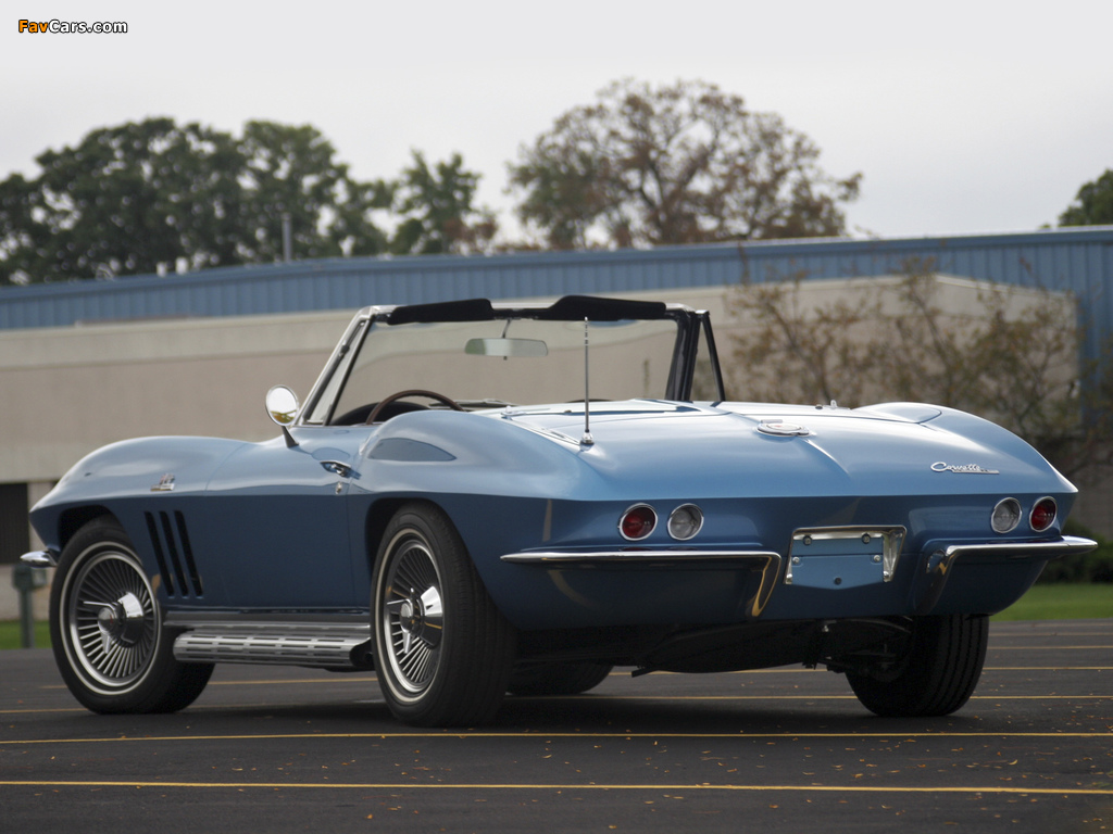 Images of Corvette Sting Ray L78 396/425 HP Convertible (C2) 1965 (1024 x 768)