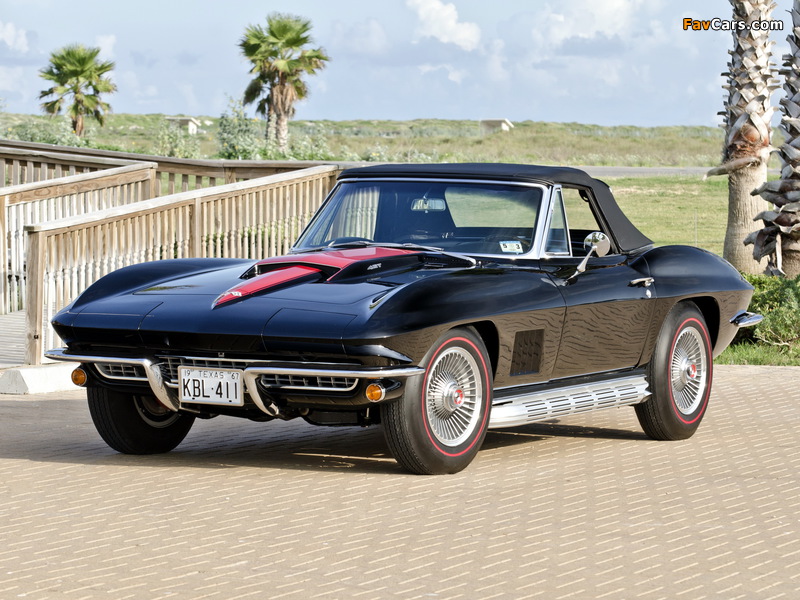 Images of Corvette Sting Ray L89 427/435 HP Convertible (C2) 1967 (800 x 600)