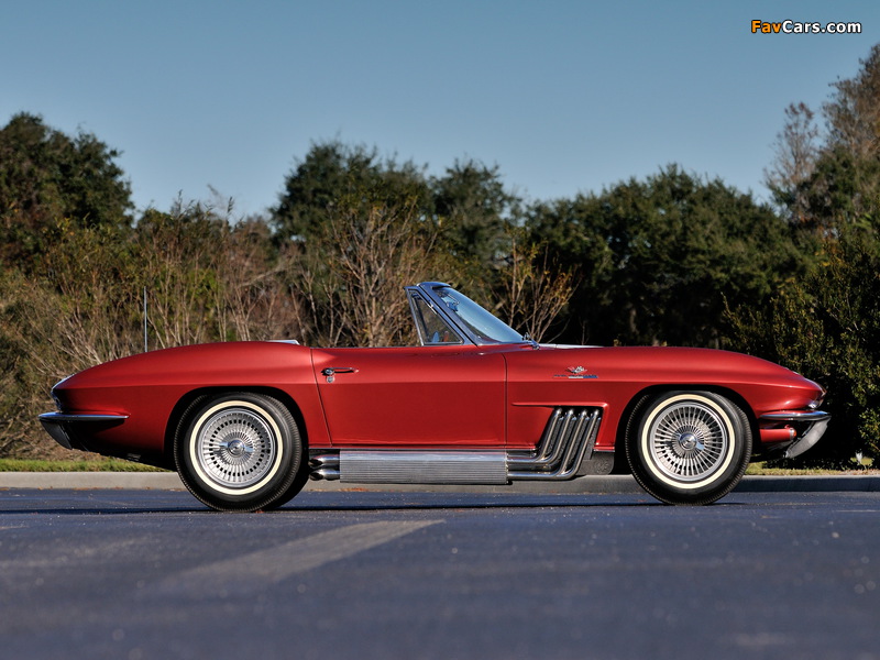 Photos of Corvette Sting Ray Convertible Show Car Replica (C2) 1963 (800 x 600)