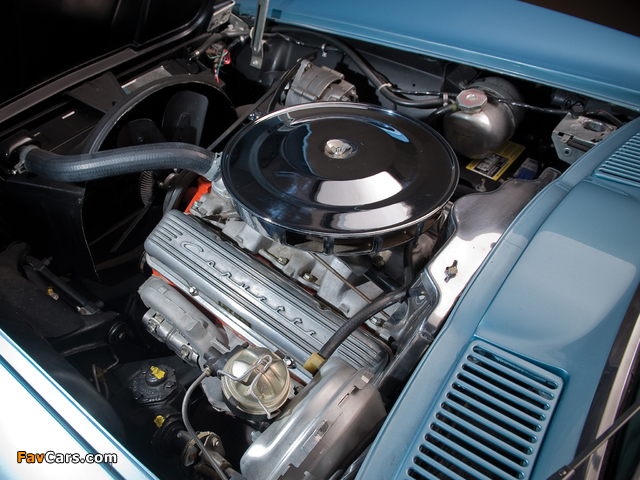 Photos of Corvette Sting Ray L76 327/365 HP Convertible (C2) 1964 (640 x 480)