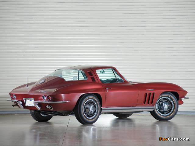 Photos of Corvette Sting Ray L84 327/375 HP Fuel Injection (C2) 1965 (640 x 480)