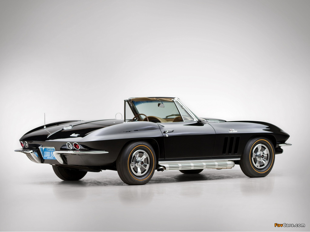 Photos of Corvette Sting Ray L72 427/425 (450) HP Convertible (C2) 1966 (1024 x 768)