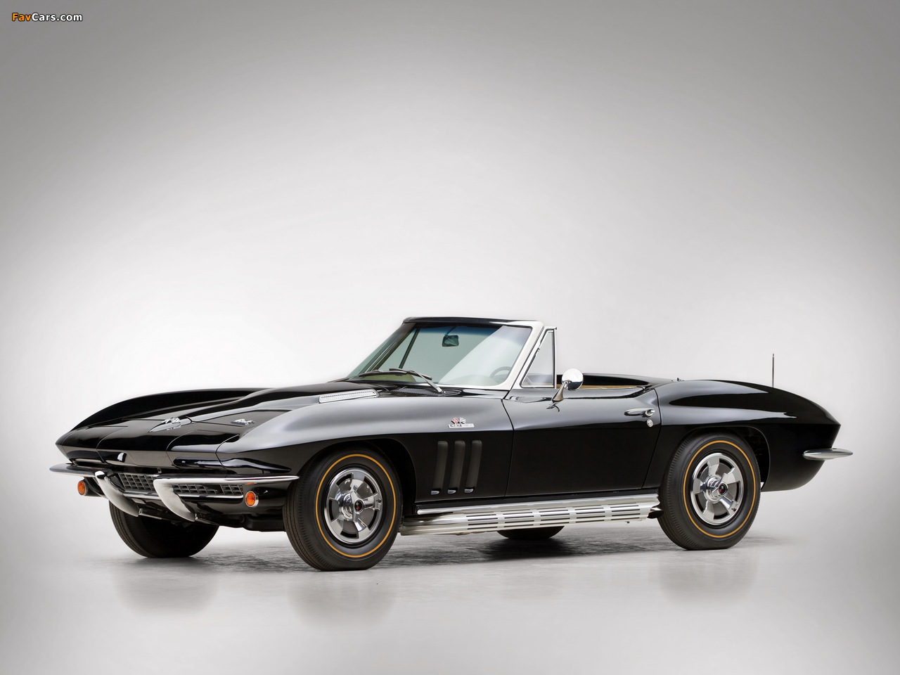 Photos of Corvette Sting Ray L72 427/425 (450) HP Convertible (C2) 1966 (1280 x 960)