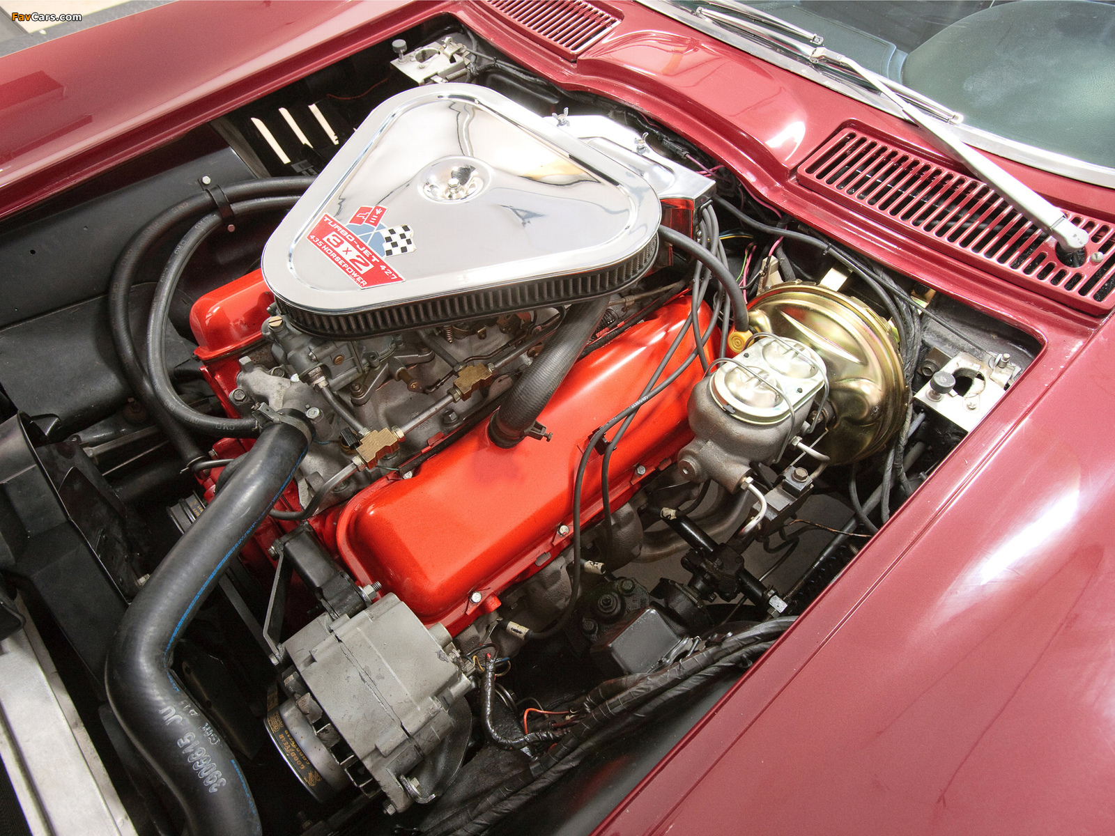 Photos of Corvette Sting Ray L71 427/435 HP Convertible (C2) 1967 (1600 x 1200)