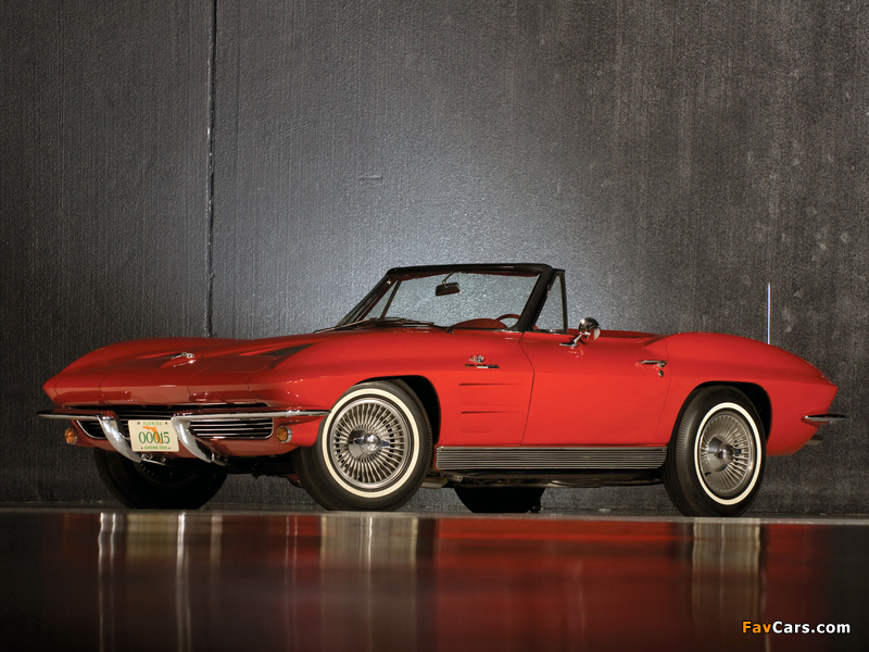 Pictures of Corvette Sting Ray Convertible (C2) 1963 (800 x 600)
