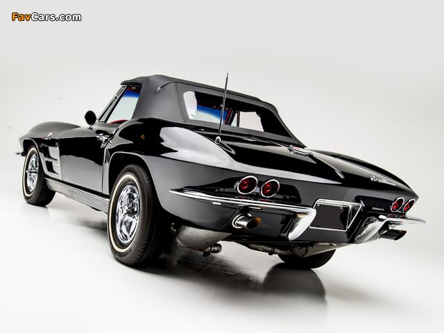 Pictures of Corvette Sting Ray Convertible (C2) 1963 (640 x 480)