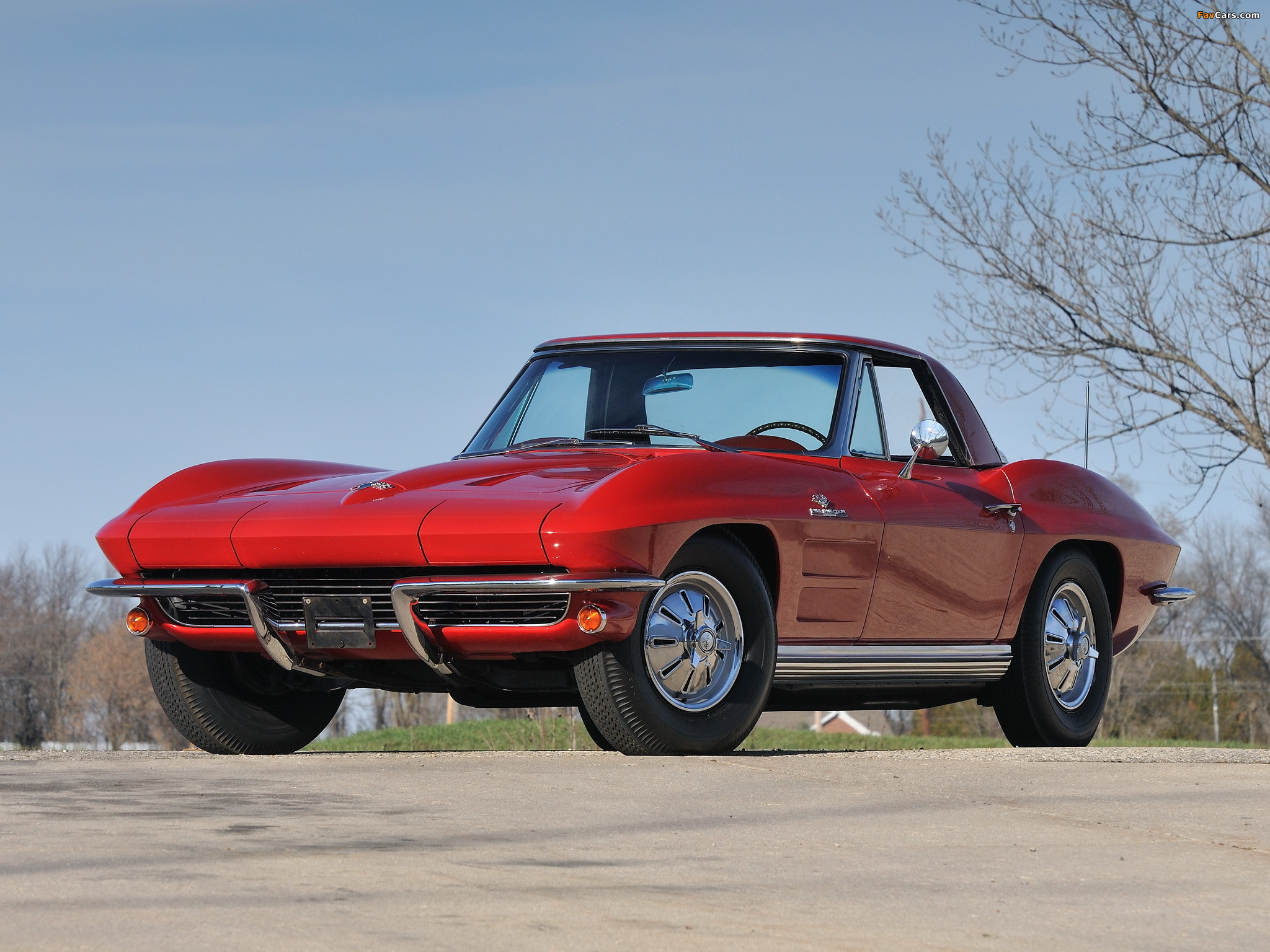 Pictures of Corvette Sting Ray L84 327/375 HP Fuel Injection Convertible (C2) 1964 (2048 x 1536)