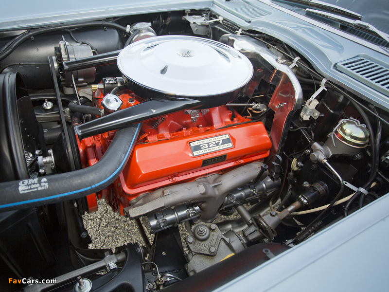 Pictures of Corvette Sting Ray L75 327/300 HP Convertible (C2) 1964 (800 x 600)