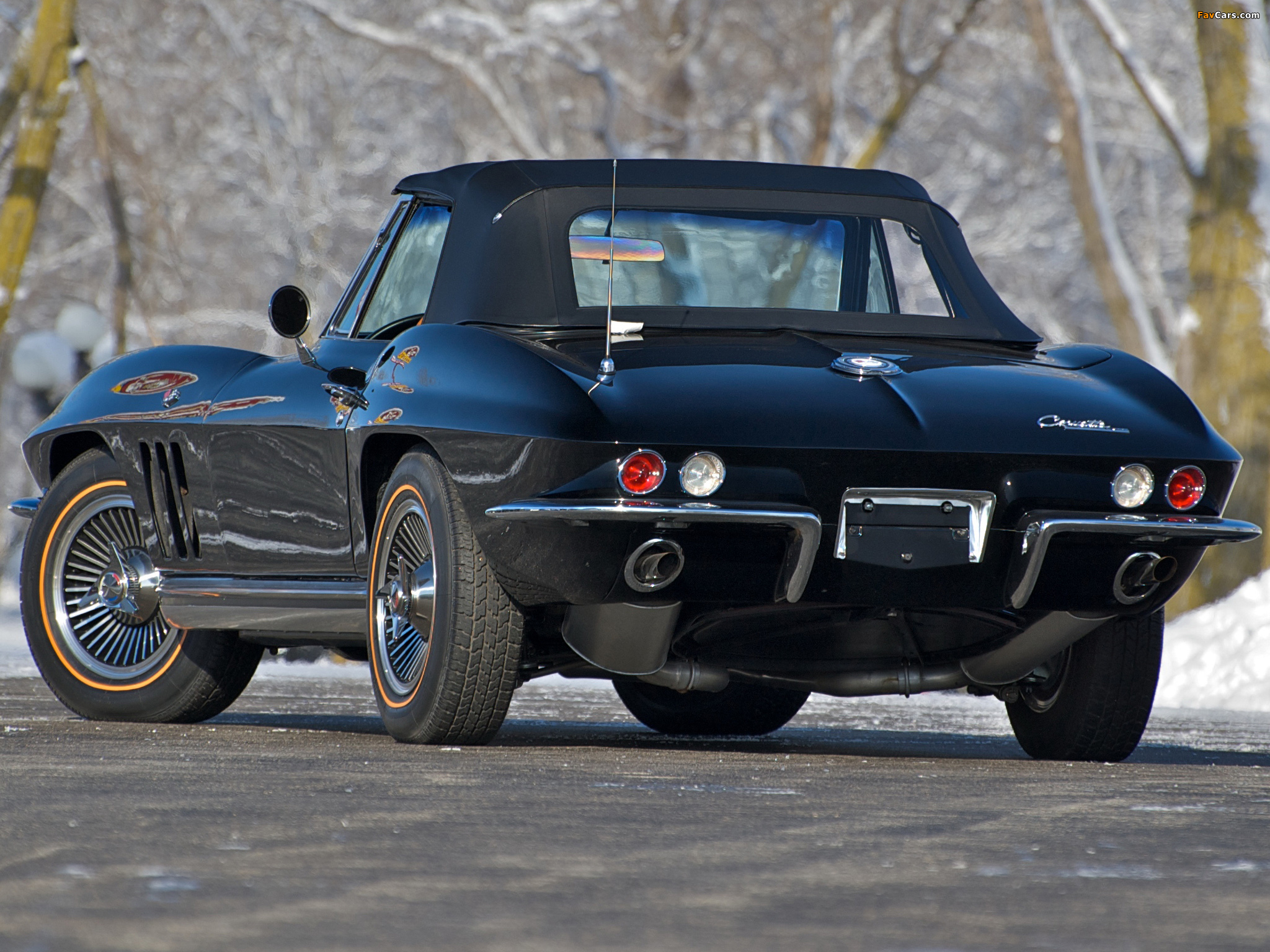 Pictures of Corvette Sting Ray 327 Convertible (C2) 1965–66 (2048 x 1536)