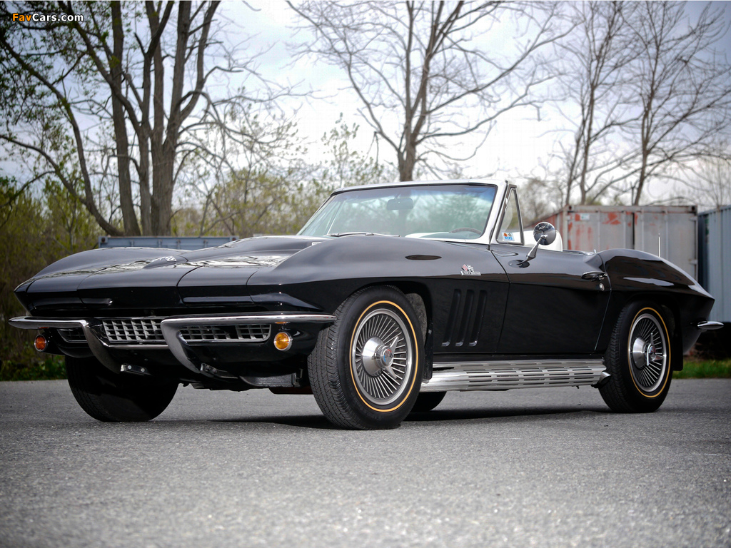 Pictures of Corvette Sting Ray L30 427/390 HP Convertible (C2) 1966 (1024 x 768)