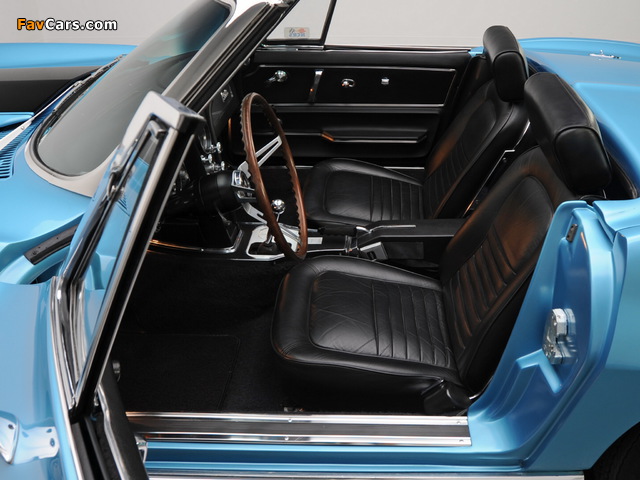 Pictures of Corvette Sting Ray L36 427/390 HP Convertible (C2) 1967 (640 x 480)