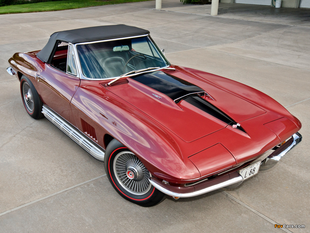 Pictures of Corvette Sting Ray L88 427 Convertible (C2) 1967 (1024 x 768)
