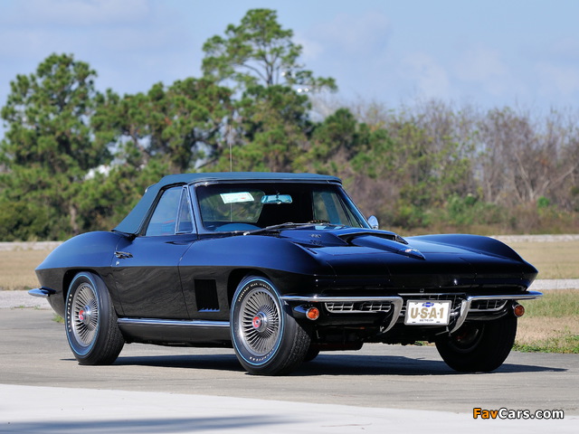 Pictures of Corvette Sting Ray L88 427 Convertible (C2) 1967 (640 x 480)