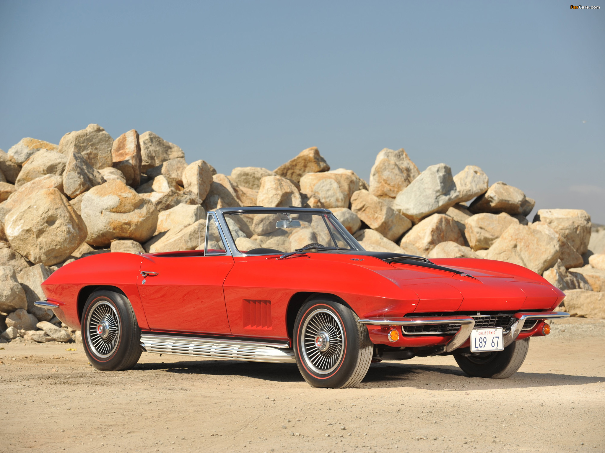 Pictures of Corvette Sting Ray L89 427/435 HP Convertible (C2) 1967 (2048 x 1536)