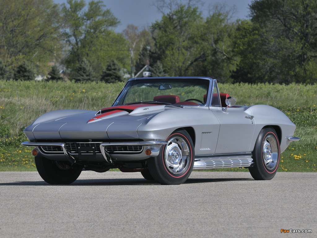 Pictures of Corvette Sting Ray L89 427/435 HP Convertible (C2) 1967 (1024 x 768)