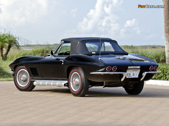 Pictures of Corvette Sting Ray L89 427/435 HP Convertible (C2) 1967 (640 x 480)