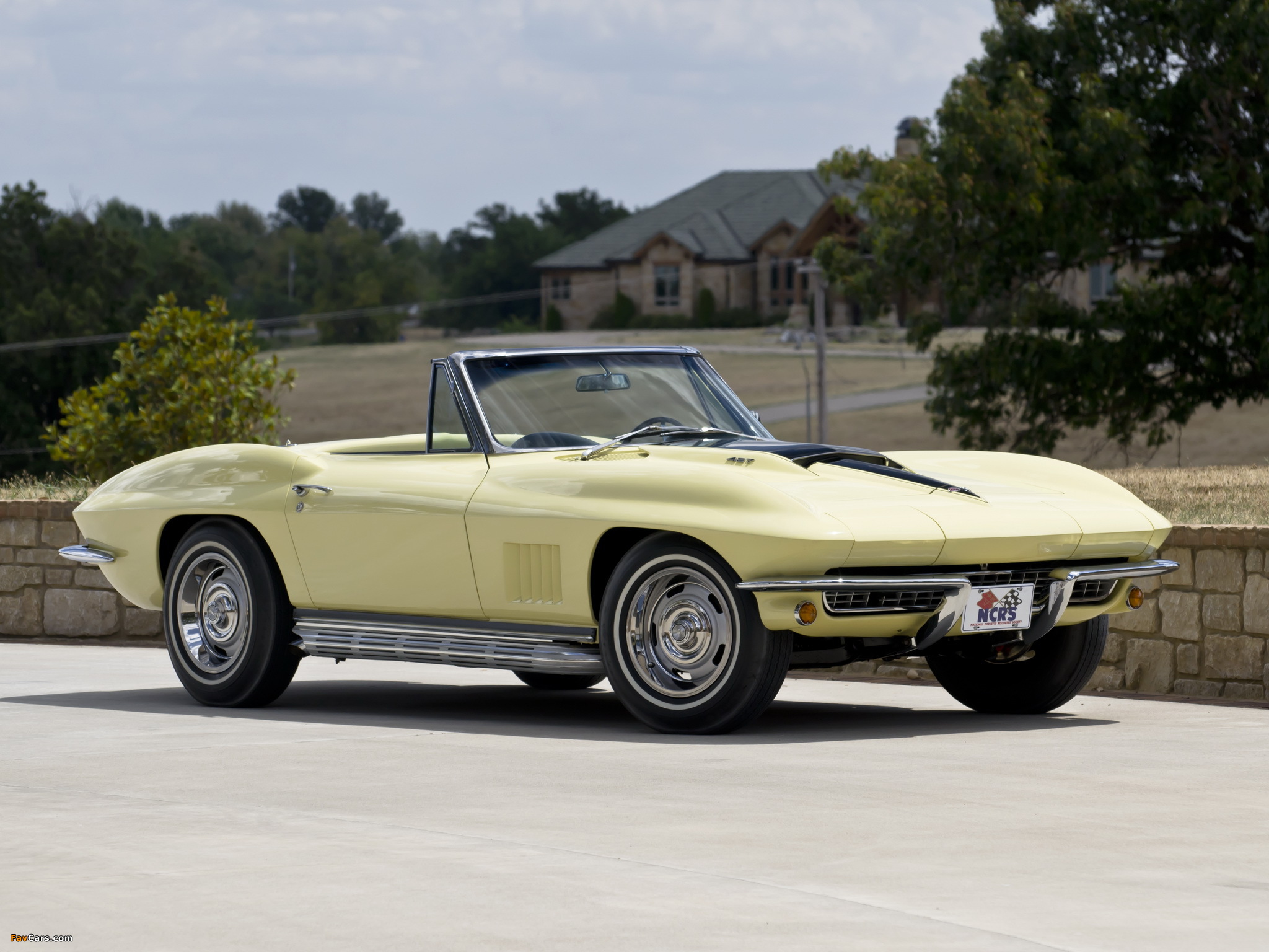 Pictures of Corvette Sting Ray L68 427/400 HP Convertible (C2) 1967 (2048 x 1536)