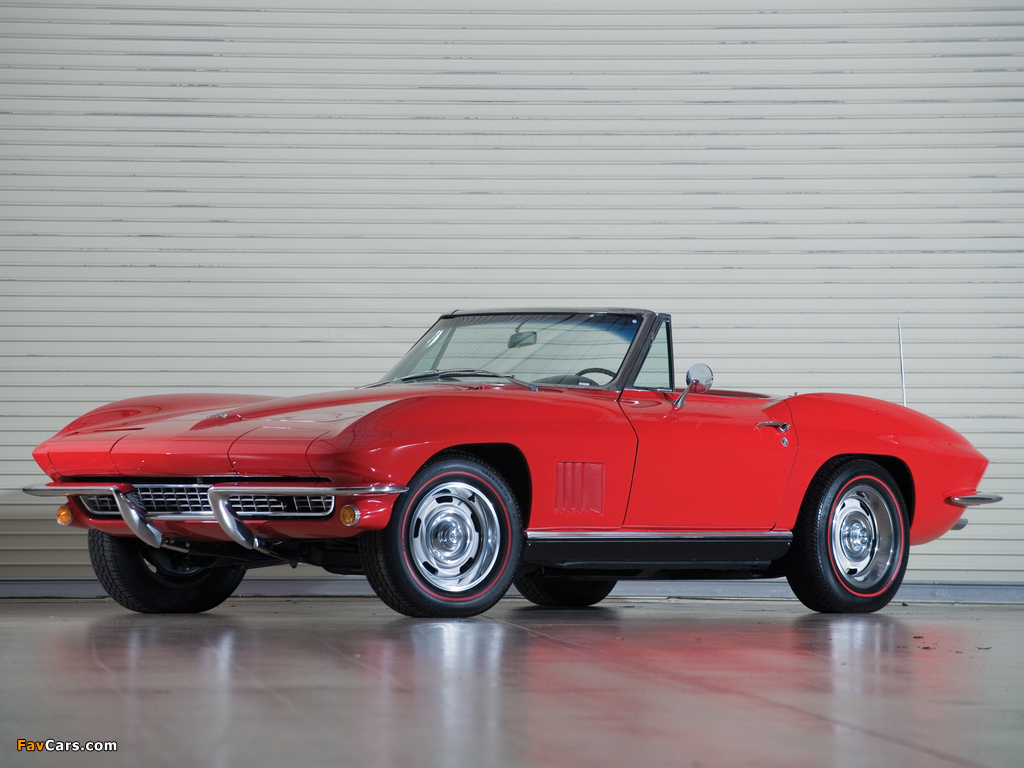 Pictures of Corvette Sting Ray L79 327/350 HP Convertible (C2) 1967 (1024 x 768)