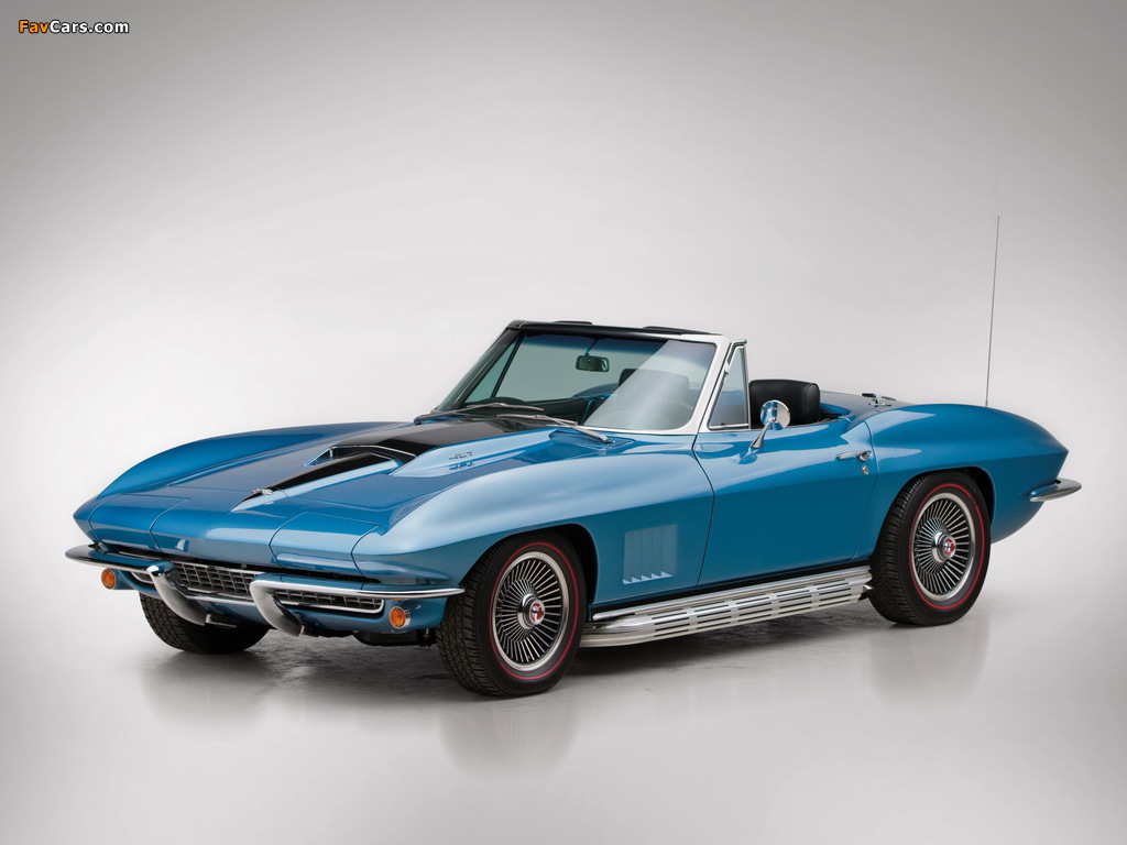Pictures of Corvette Sting Ray L89 427/435 HP Convertible (C2) 1967 (1024 x 768)