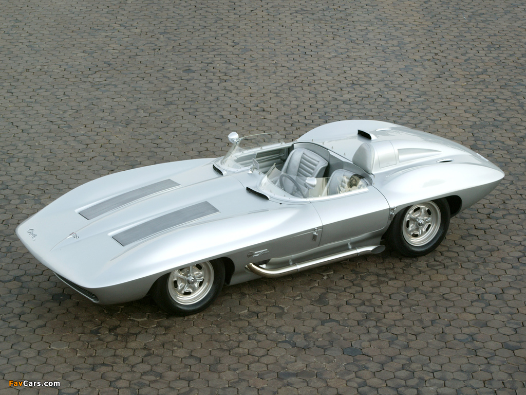 Corvette Stingray Racer Concept Car 1959 wallpapers (1024 x 768)