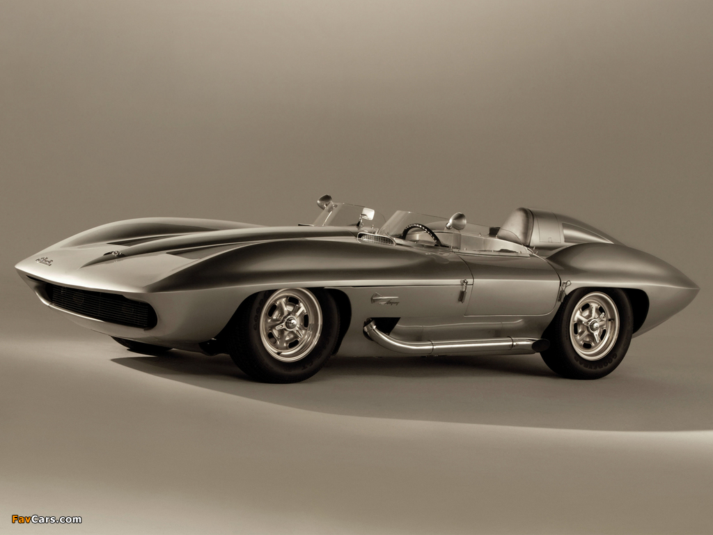 Corvette Stingray Racer Concept Car 1959 wallpapers (1024 x 768)