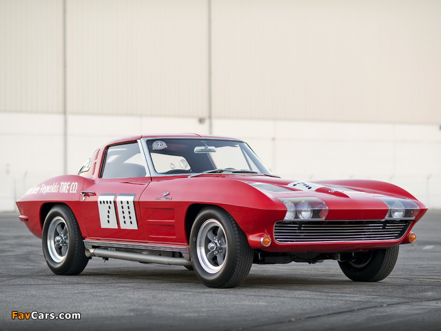 Corvette Sting Ray Race Car 7 11 (C2) 1963 wallpapers (640 x 480)