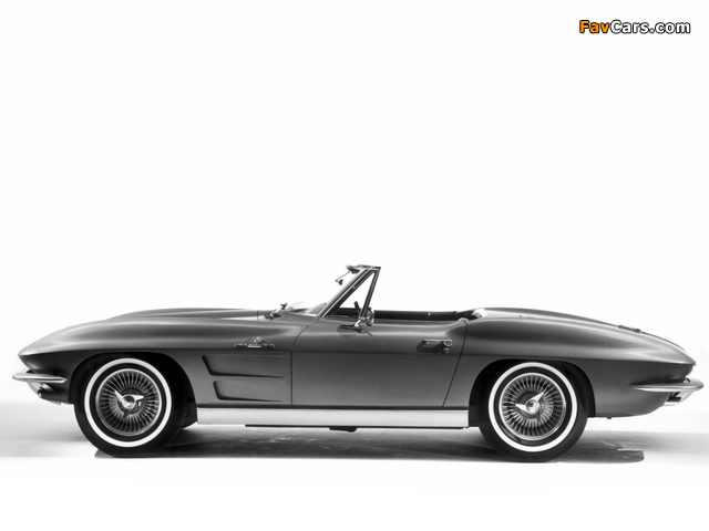 Corvette Sting Ray Convertible (C2) 1963 wallpapers (640 x 480)