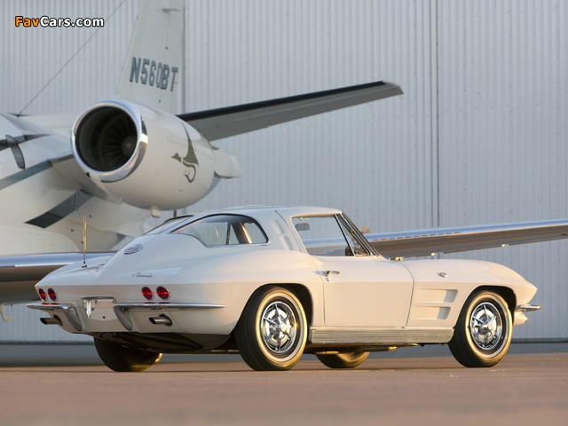 Corvette Sting Ray L76 327/340 HP (C2) 1963 wallpapers (640 x 480)