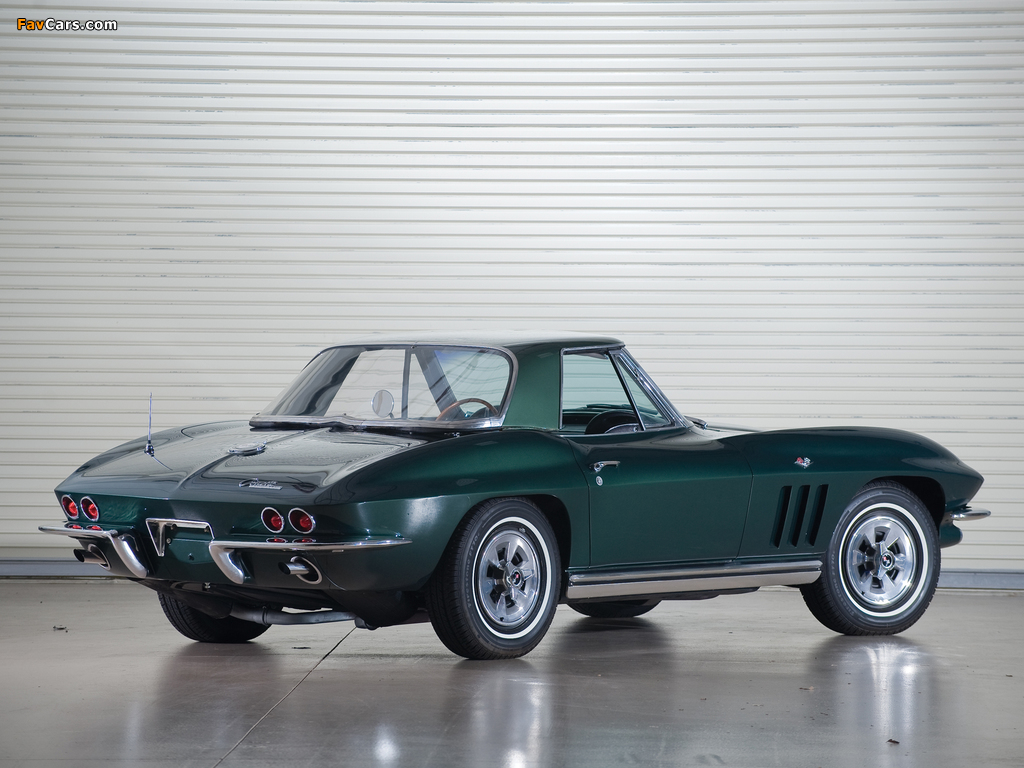 Corvette Sting Ray L75 327/300 HP Convertible (C2) 1965 wallpapers (1024 x 768)