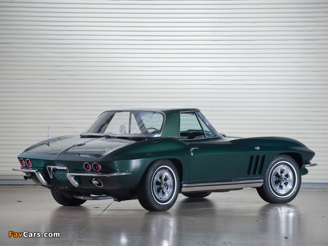 Corvette Sting Ray L75 327/300 HP Convertible (C2) 1965 wallpapers (640 x 480)