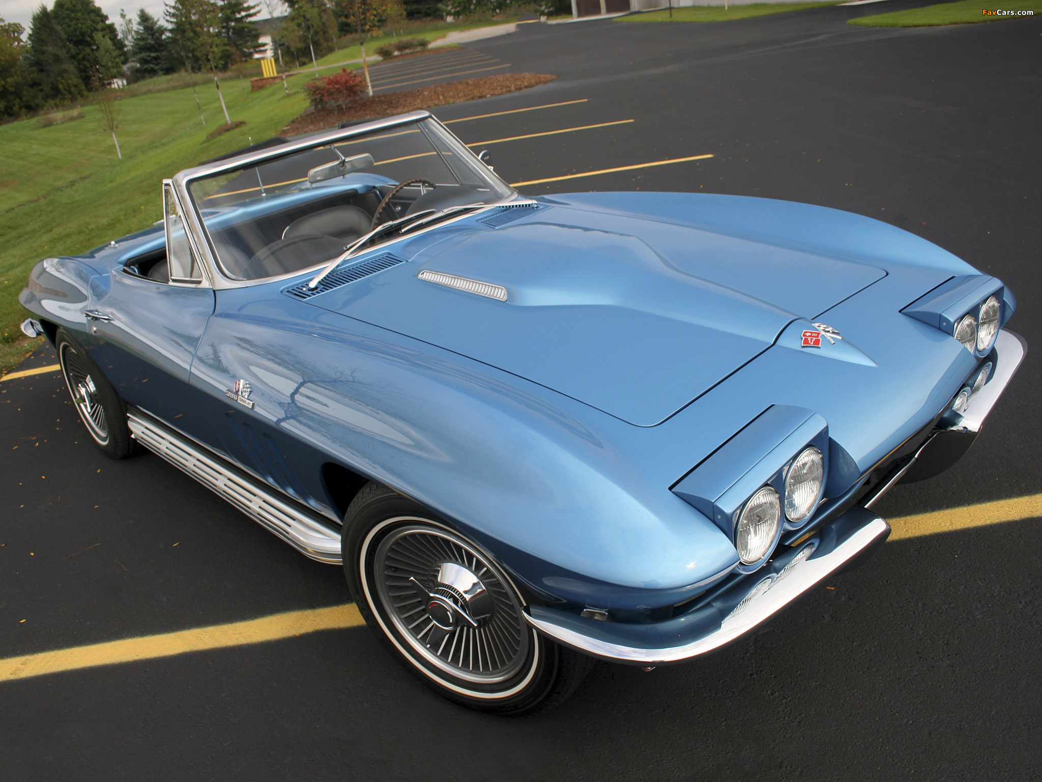 Corvette Sting Ray L78 396/425 HP Convertible (C2) 1965 wallpapers (2048 x 1536)