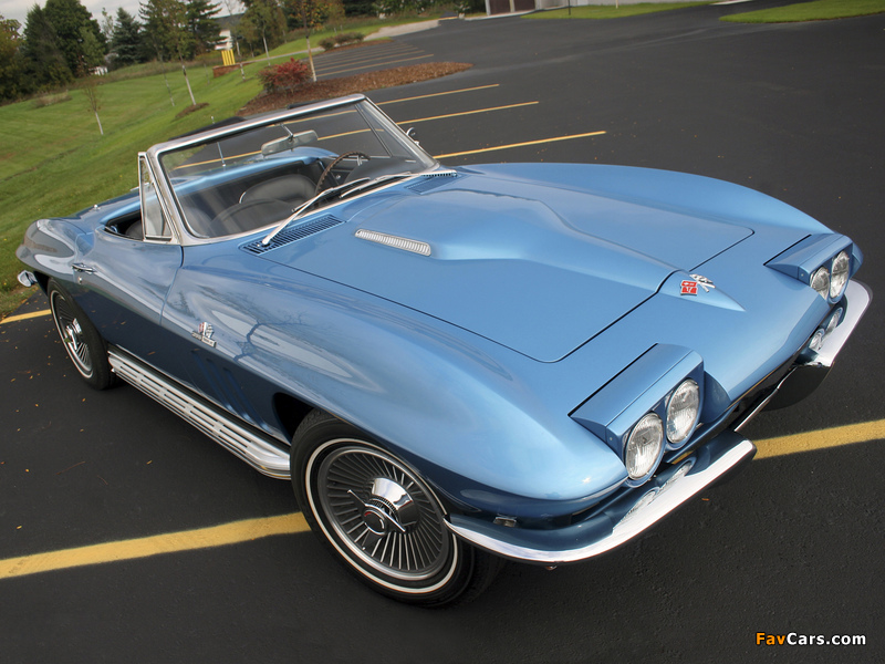 Corvette Sting Ray L78 396/425 HP Convertible (C2) 1965 wallpapers (800 x 600)