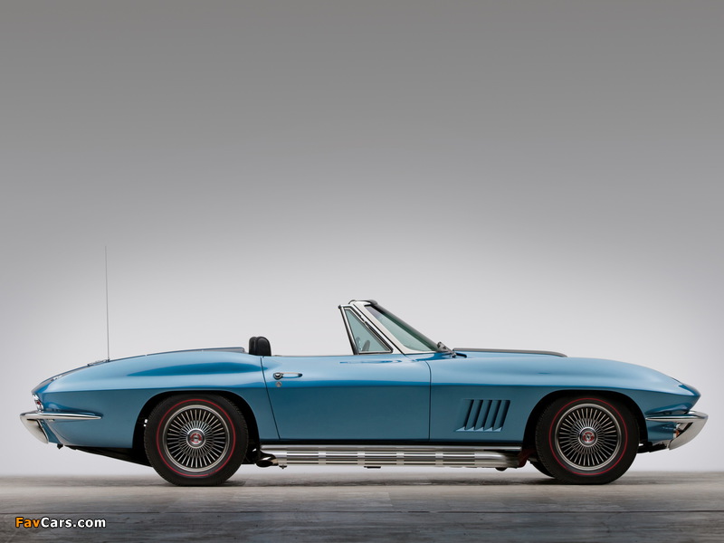 Corvette Sting Ray L89 427/435 HP Convertible (C2) 1967 wallpapers (800 x 600)