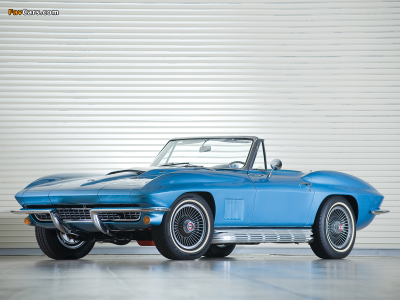 Corvette Sting Ray L71 427/435 HP Convertible (C2) 1967 wallpapers (800 x 600)