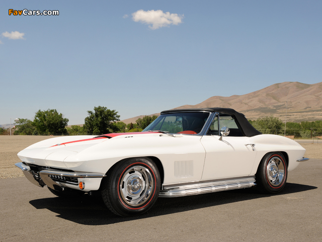 Corvette Sting Ray L71 427/435 HP Convertible (C2) 1967 wallpapers (640 x 480)