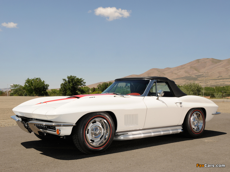 Corvette Sting Ray L71 427/435 HP Convertible (C2) 1967 wallpapers (800 x 600)