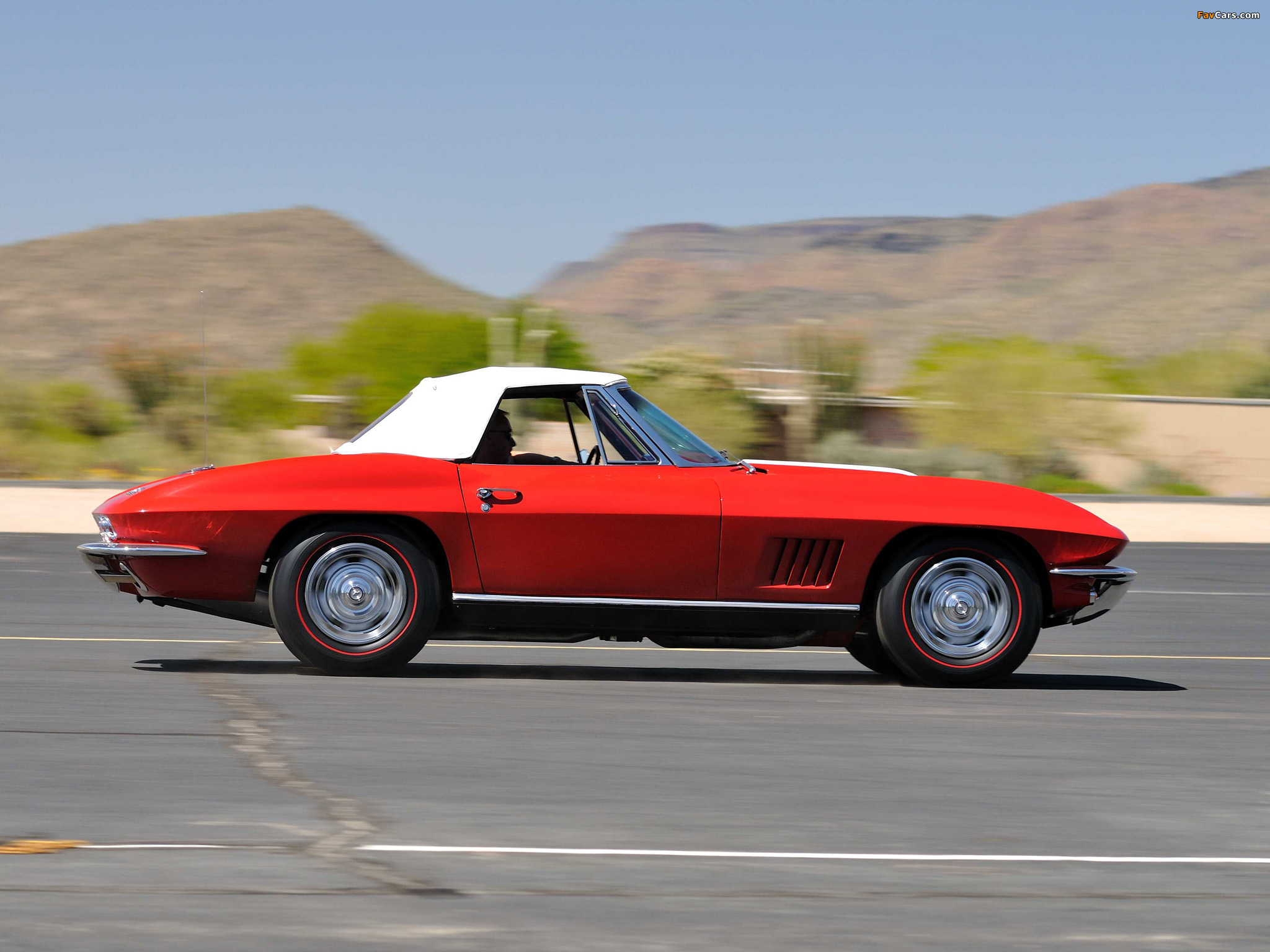 Corvette Sting Ray 427 Convertible (C2) 1967 wallpapers (2048 x 1536)