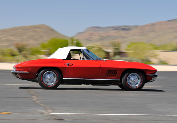 Corvette Sting Ray 427 Convertible (C2) 1967 wallpapers