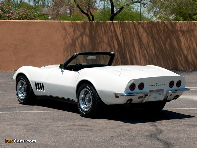 Corvette Convertible (C3) 1968 pictures (640 x 480)