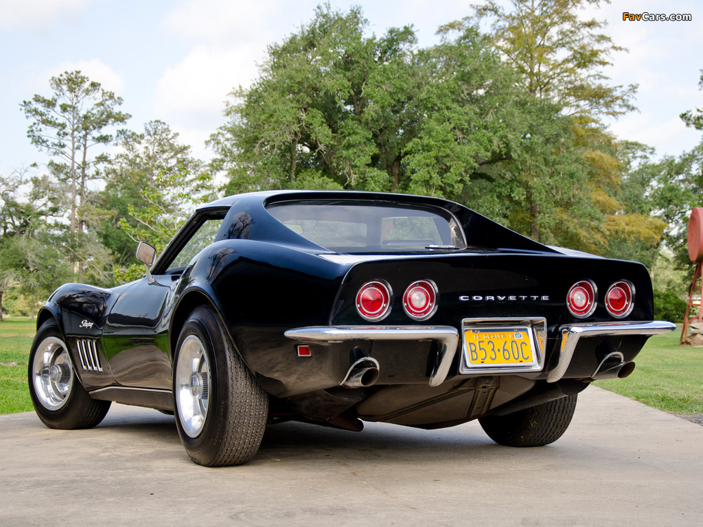 Corvette Stingray L88 427 Coupe (C3) 1969 photos (1024 x 768)