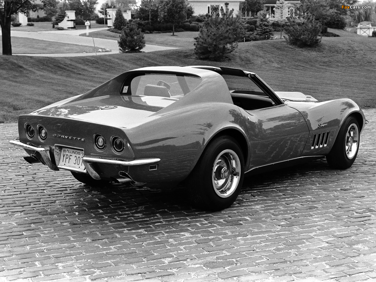 Corvette Stingray T-Top (C3) 1969 pictures (1280 x 960)