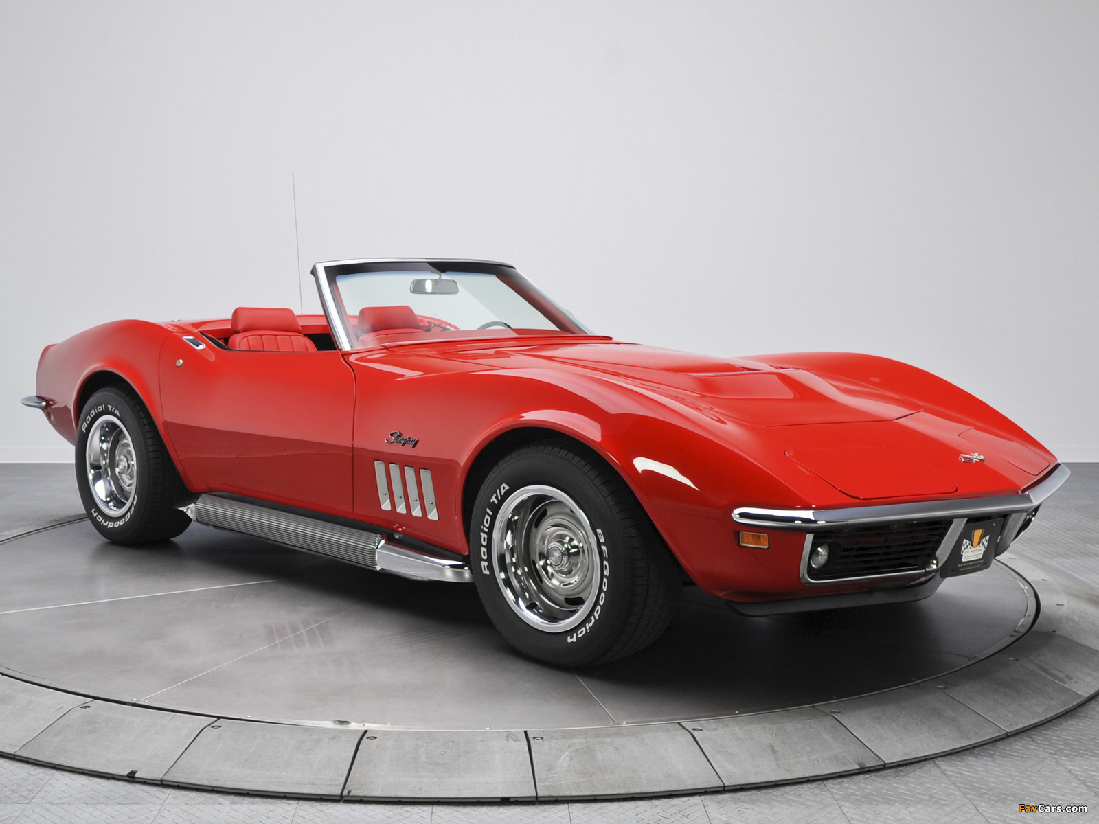 Corvette Stingray L46 350 Convertible (C3) 1969 pictures (1600 x 1200)