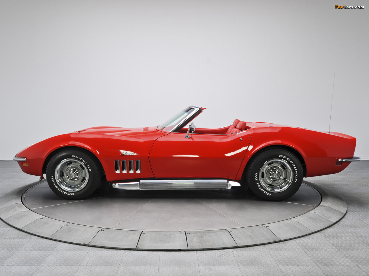 Corvette Stingray L46 350 Convertible (C3) 1969 wallpapers (1280 x 960)