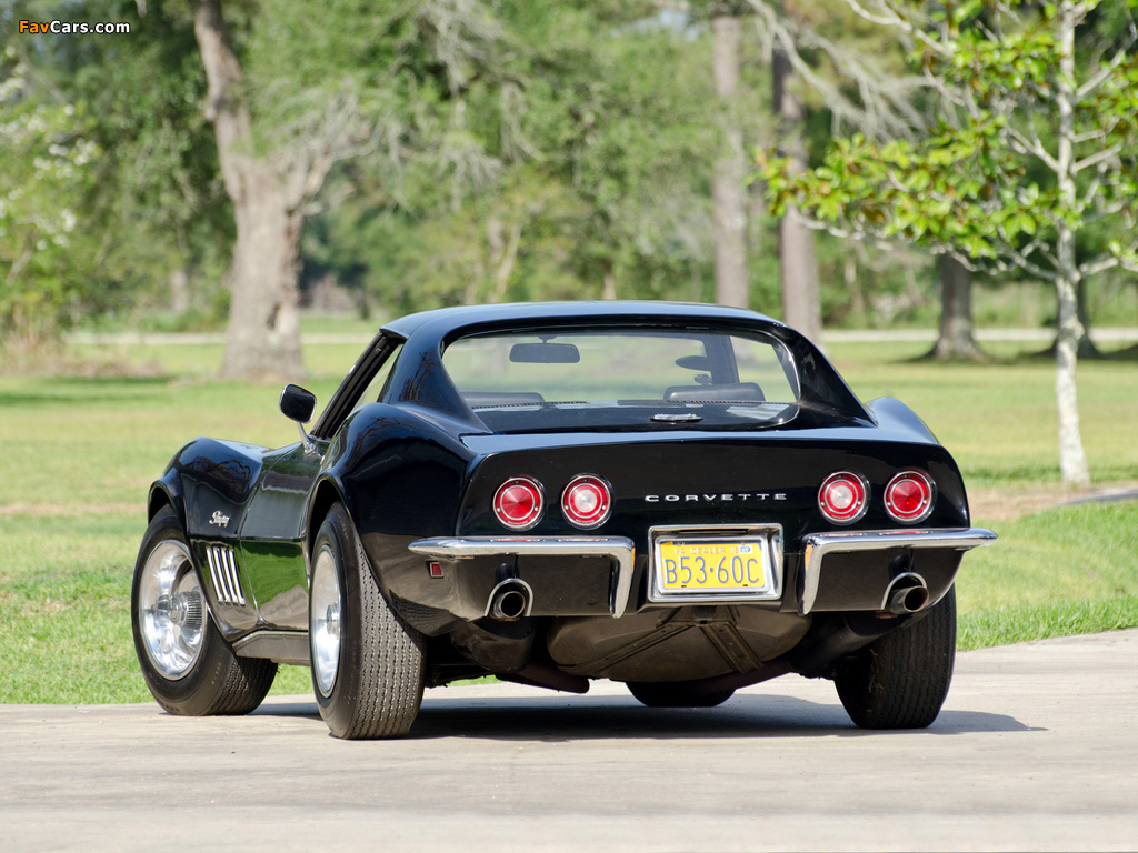 Corvette Stingray L88 427 Coupe (C3) 1969 wallpapers (1024 x 768)