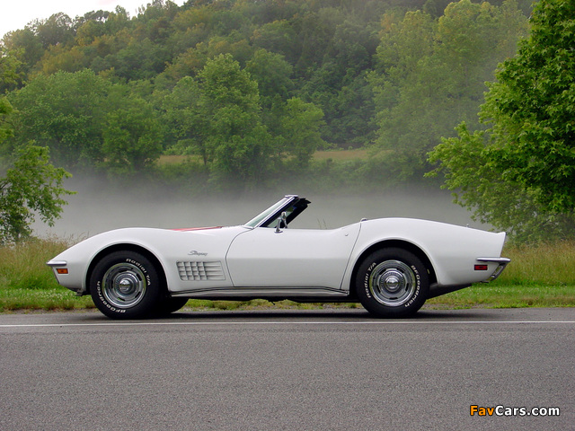 Corvette Stingray Convertible (C3) 1970–72 images (640 x 480)