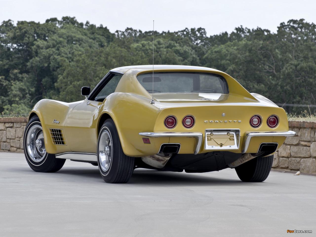Corvette Stingray 350 LT1 (C3) 1970–72 images (1280 x 960)