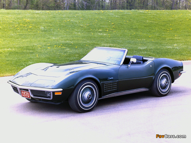 Corvette Stingray Convertible (C3) 1970–72 photos (640 x 480)