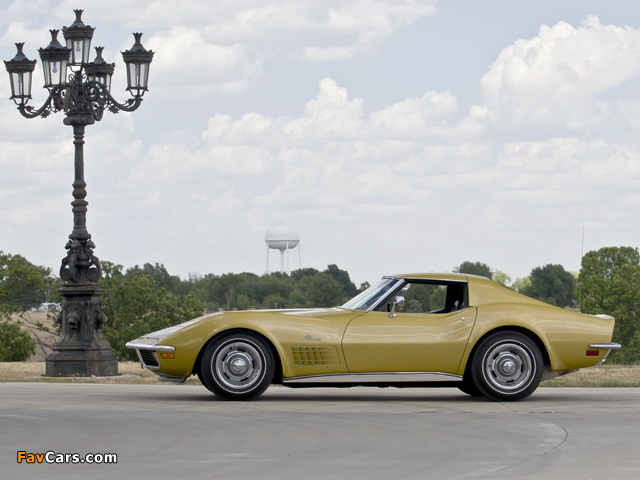 Corvette Stingray 350 LT1 (C3) 1970–72 pictures (640 x 480)