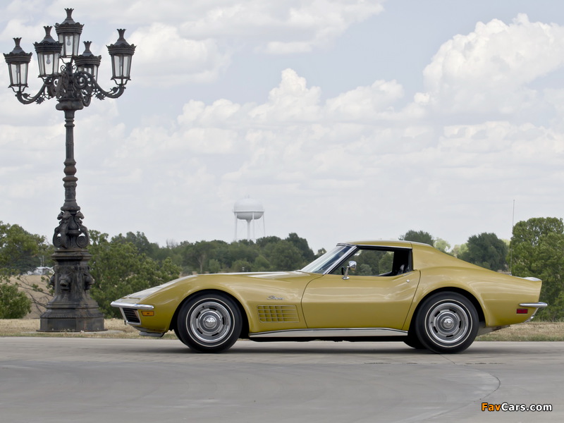 Corvette Stingray 350 LT1 (C3) 1970–72 pictures (800 x 600)